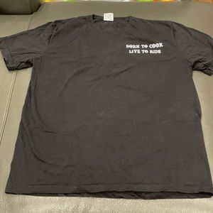 Harley dogs motorcycle t shirt Moto hotdog born to cook live to ride XGG Brazil